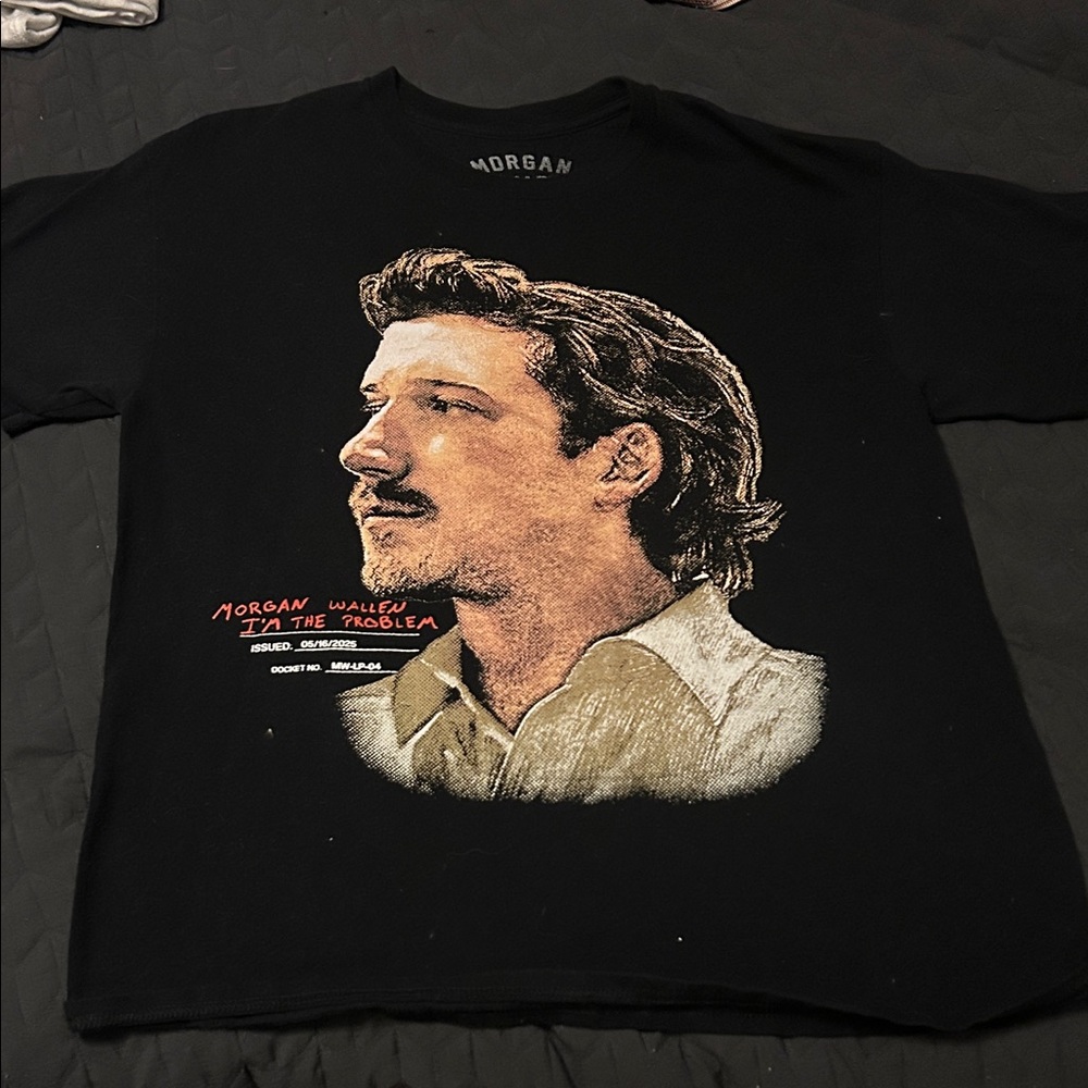 Morgan Wallen Unisex Large Black T-Shirt